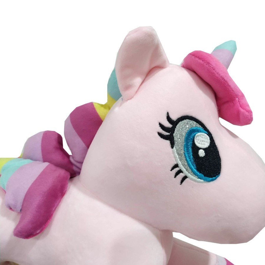 kado Mainan anak Boneka Unicorn Soft Rainbow My Little Pony Plush Toys lembut SNI-Mainan Anak lucu Perempuan