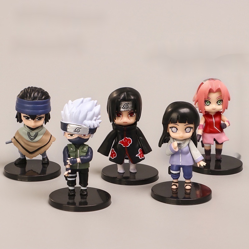 Action figure Naruto Kakashi Gaara Sasuke Itachi Untuk Koleksi