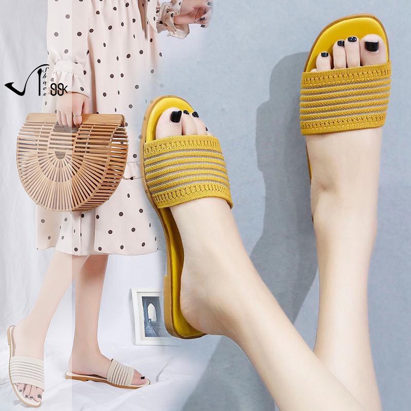 Korean Women Slippers / Sandal Selop Flat Wanita 5041 (Size 35-40)