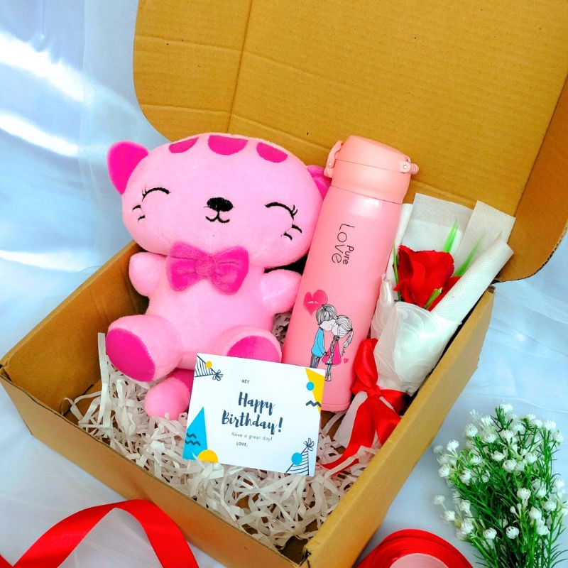 HAMPERS BOX BONEKA MIX LUCU/ GIFT BOX KADO WISUDA BIRTHDAY MURAH / KADO PERNIKAHAN TERMURAH TERLARIS