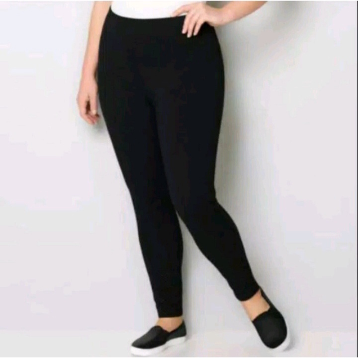 Celana legging panjang wanita bahan kaos