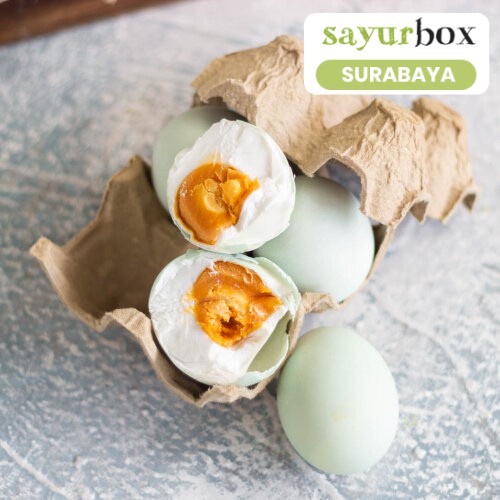 

Sayurbox Telur Bebek Asin Matang 4 pcs (Sayurbox) - SURABAYA