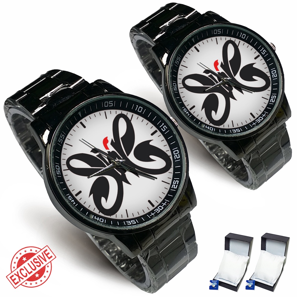 Jam Tangan Rantai Couple SLANK Motif 4