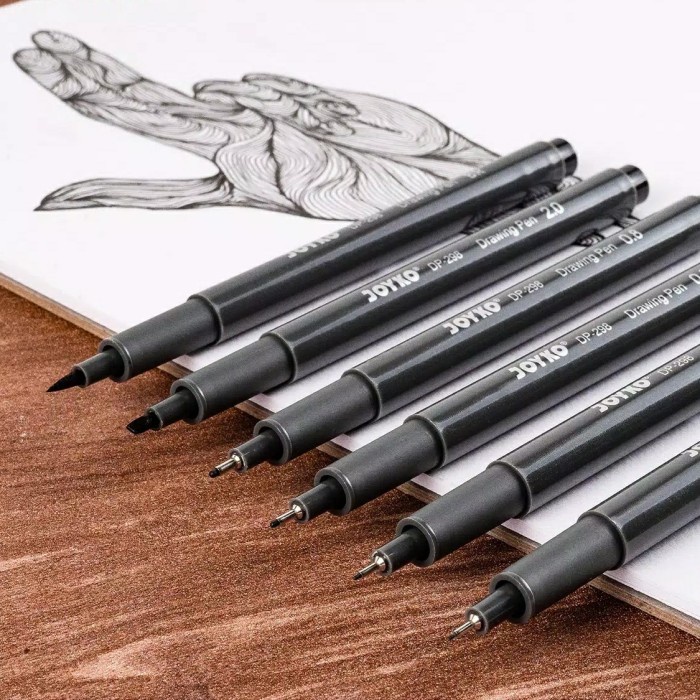 

Pendrawing- Joyko Drawing Pen Set 6 -Drawing-Pen.