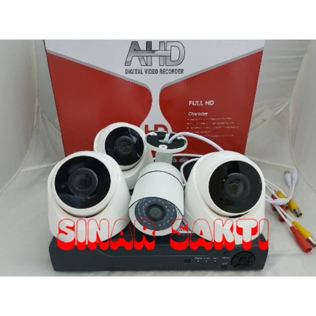 PROMO PAKET CCTV 4MP 4CH 4 CAMERA AHD FULL HD EXMOR SONY ( LENGKAP TGGL PASANG )