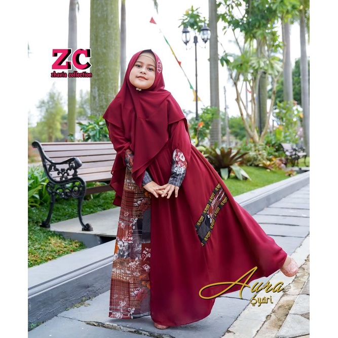 GAMIS AURA SYAR'I ANAK ORIGINAL (ZC)