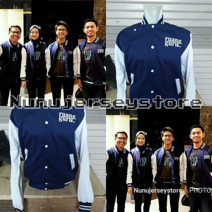 NJSTO339 JAKET SWEATER RUANG GURU PINTAR SEKOLAH OUTERWEAR BAHAN DISTRO QUALITY