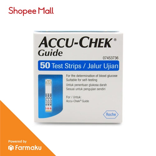 Jual Accu Chek Guide Strip Cek Tes Gula Darah Isi 50 Accuchek Indonesia