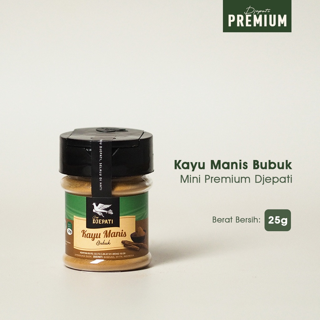 

Cap Djepati Kayu Manis Bubuk Botol Premium 25 Gr