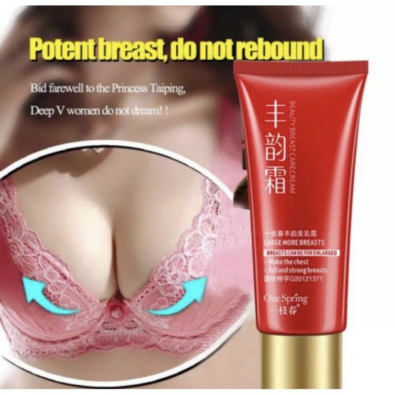 Krim Pembesar Payudara Wanita Alami One Spring Breast Cream Natural