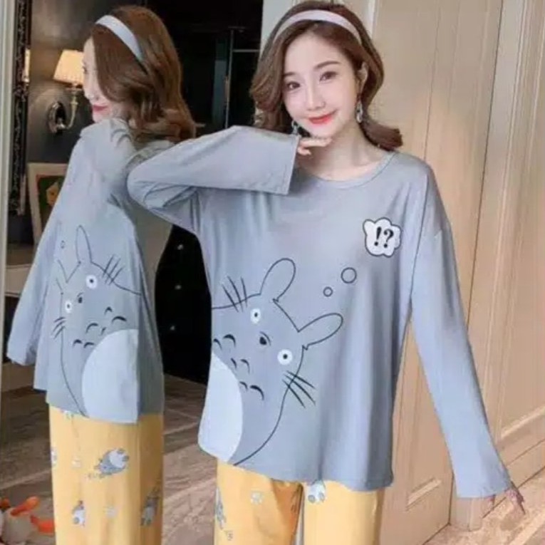 Piyama Lengan Panjang / Piyama Celana Panjang / Piyama Estetik