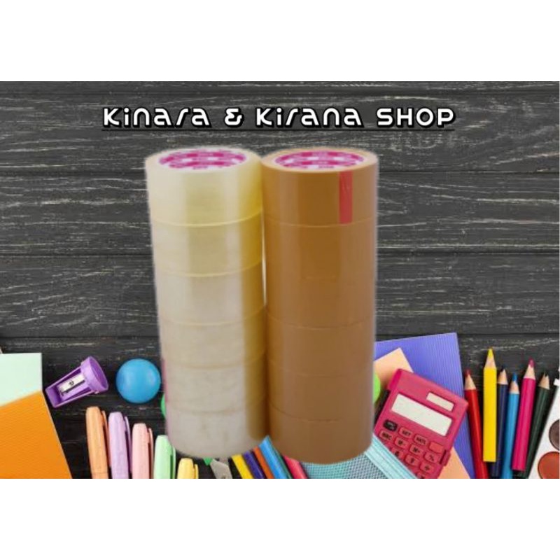 

Lakban Coklat&Bening