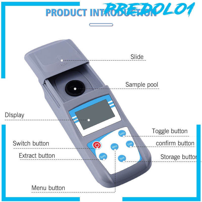 (Predolo1) Turbidity Meter Microcomputer Dengan Hard Case Range 0-200ntu