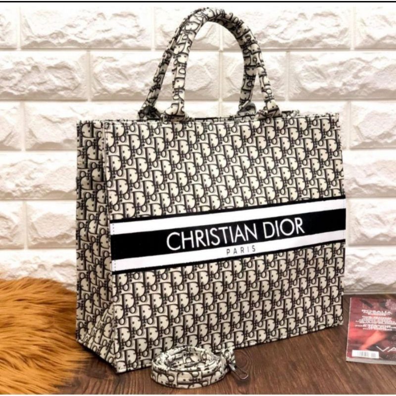 Tas Tote Fashion Motif Dor Viral Korean Terlaris