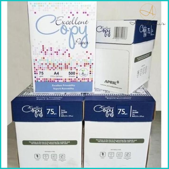 

1 Rim Kertas A4 75Gsm Excellent Copy Baqul