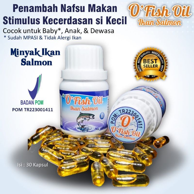 MINYAK IKAN SALMON MURNI HALAL