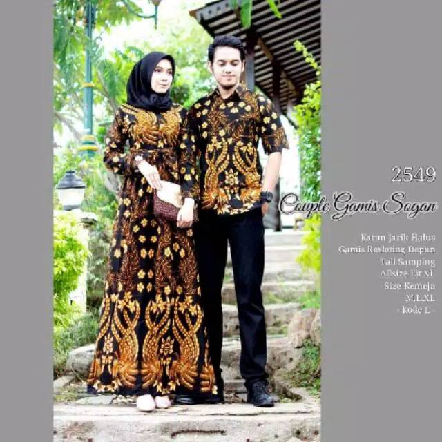 Batik Couple 2549 GAMIS Sogan FIRJU