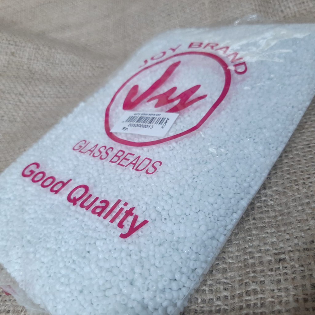 Manik Mote Joy/Pasiran/Monte/Mote Joy 12/0 41 Putih Dop 450 G/twocut