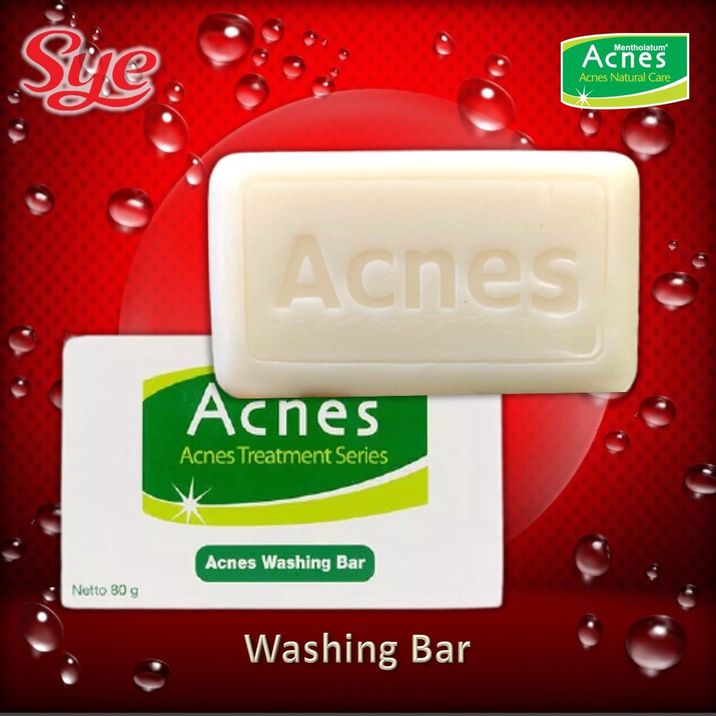 BPOM ACNES WASHING BAR 80 GR / ACNES SABUN BATANG / SABUN JERAWAT / SYE