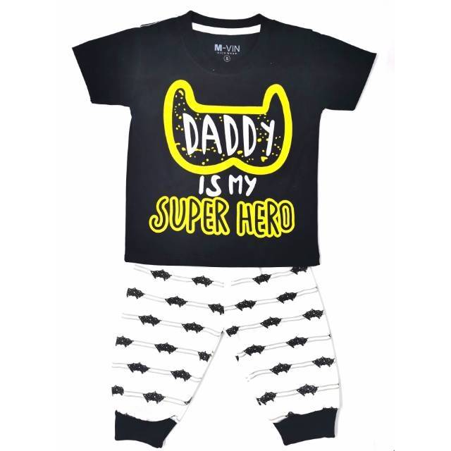 Setelan anak joger Daddy -baju anak -Setelan anak 1-9tahun M-Vin kaos anak -baju anak joger