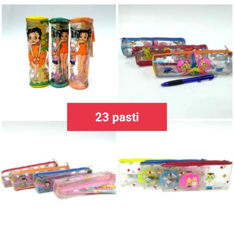 

kotak pensil transparan murah