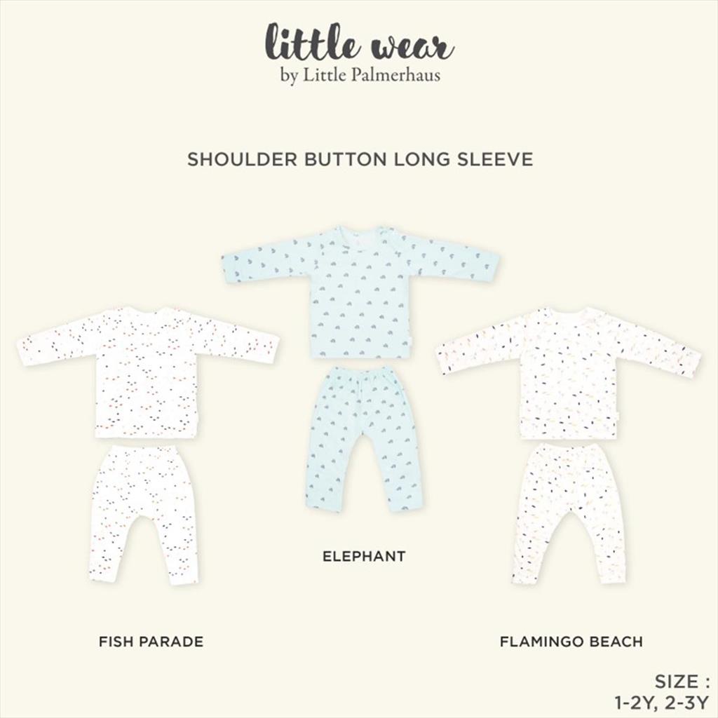 Elephant Little Palmerhaus Shoulder Button Long Sleeve