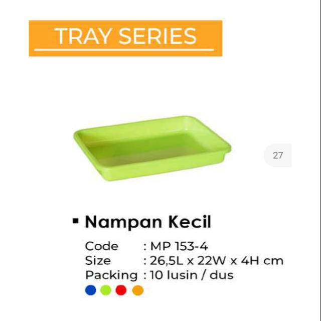 Nampan kecil plastik
