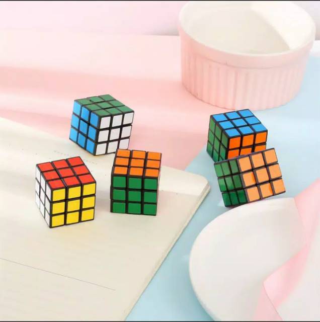 RUBIK MINI  KOTAK 3 DIMENSI MAINAN ANAK / MAINAN EDUKASI ANAK