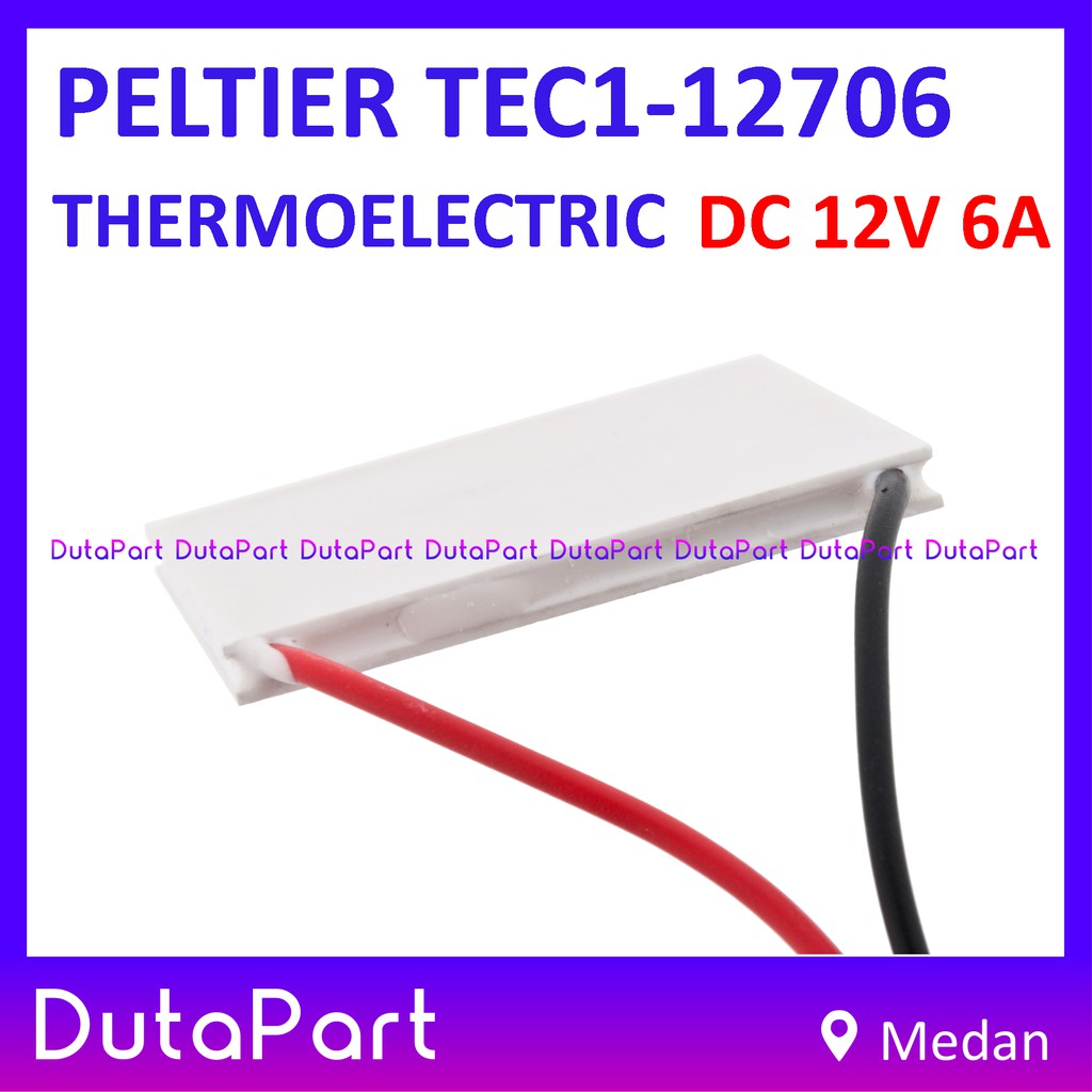 Peltier TEC1-12706 TEC1 12706 Thermoelectric Keramik Element DC 12V 6A