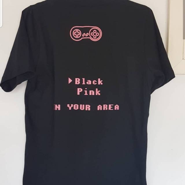 BP KAOS T-SHIRT KPOP BLACK LISA JISOO ROSE JENNIE