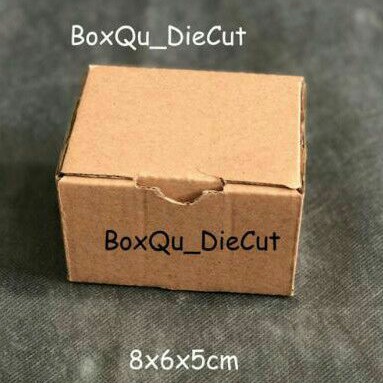 

Kardus die cut 8x6x5cm