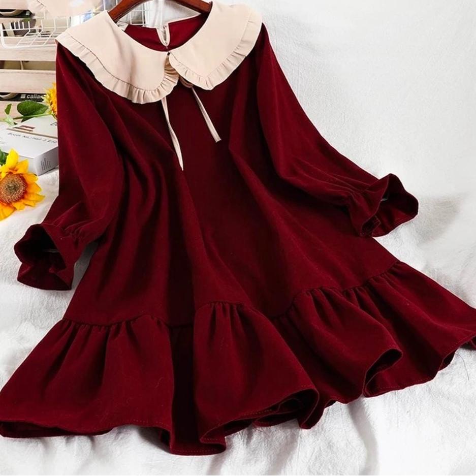 (TERBARU) Molly Long Tunik - Size M L XL XXL 3XL 4XL/5L - Tunik Jumbo - Baju Jumbo - Tunik Korea Jum