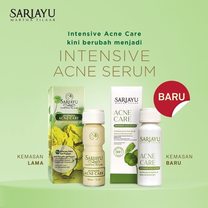 Sariayu Intensive Acne Care Serum - Kemasan Baru