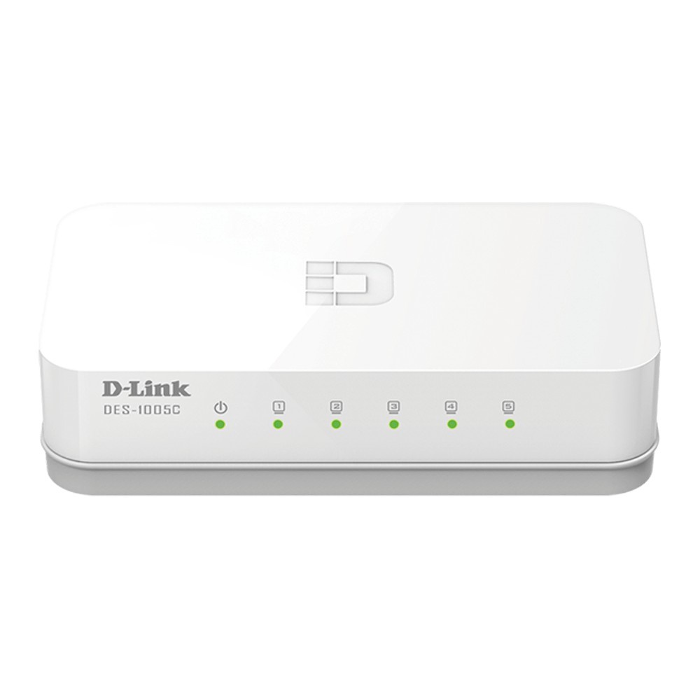 Switch D-Link DES-1005C 5Port 10/100Mbps Unmanaged-Hub DLink DES 1005C