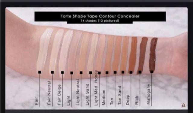 FULL SIZE TARTE SHAPE TAPE CONTOUR CONCEALER