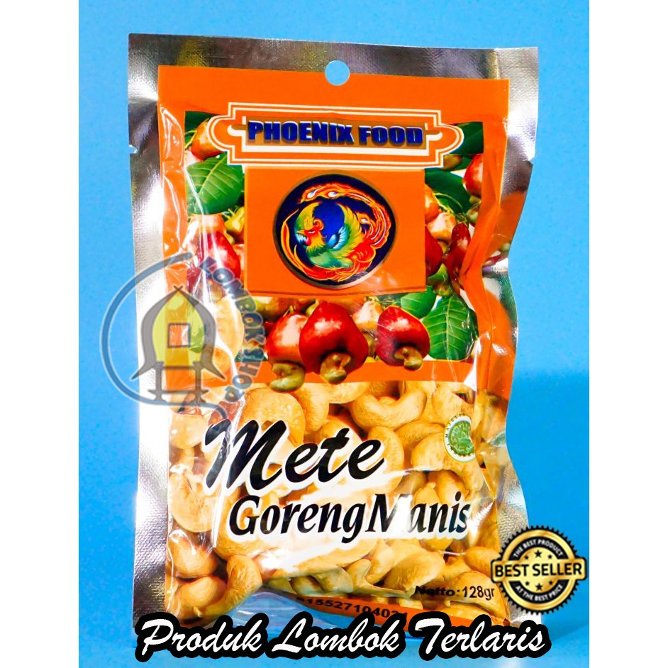 

Kacang Mete Mede Phoenix Goreng Manis Khas Lombok 128 Gram