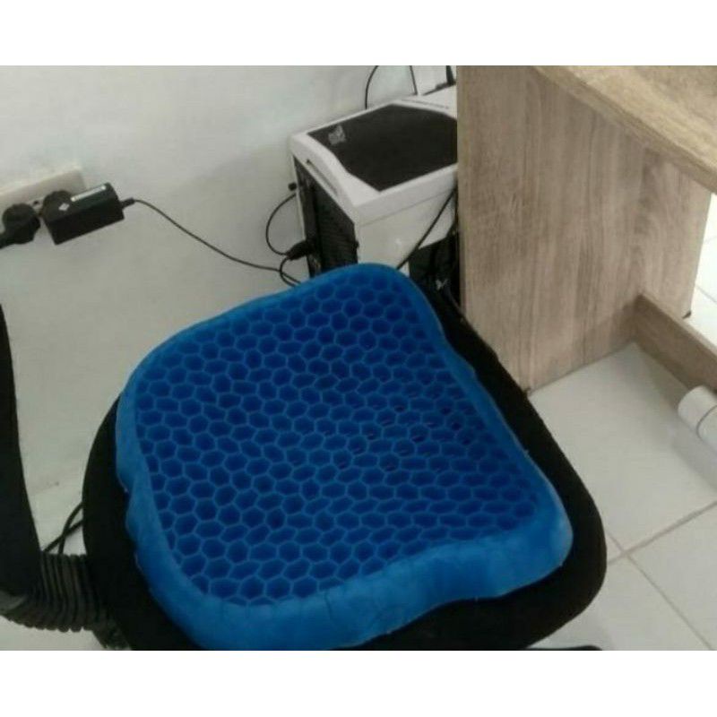 Bantal Alas Duduk Bantalan Silikon Kursi Jok Mobil Empuk Nyaman Silicon Gel Support