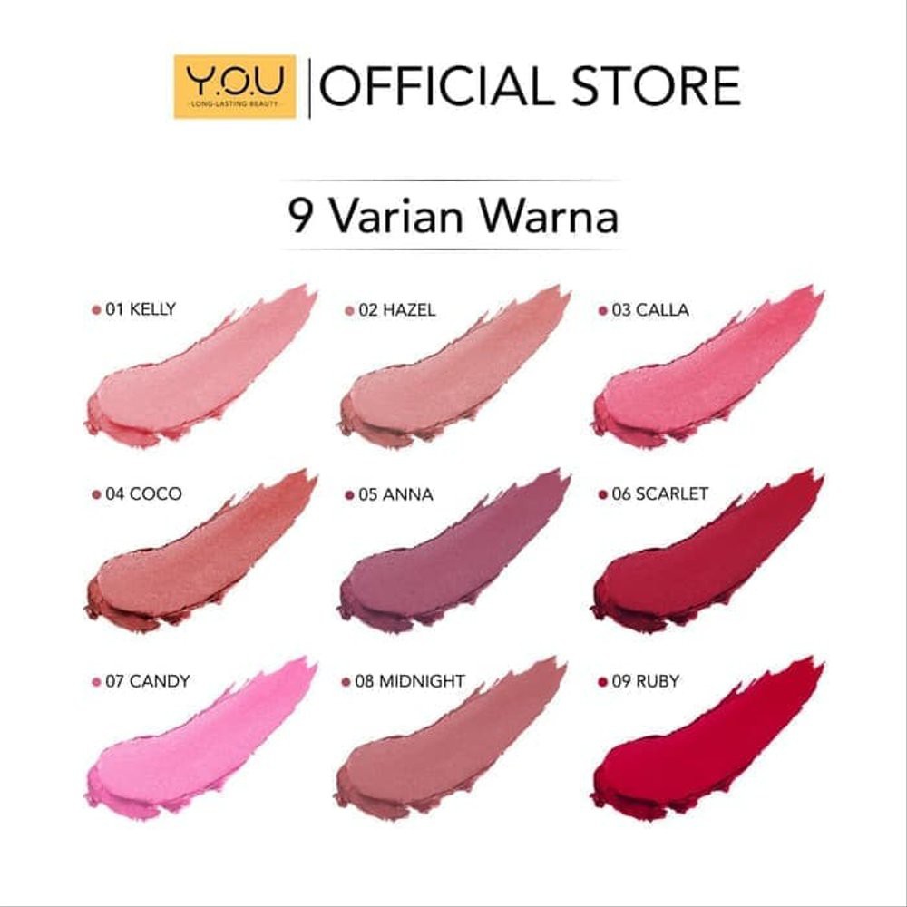 Y.O.U Colorlip Matte Finished Lipstick