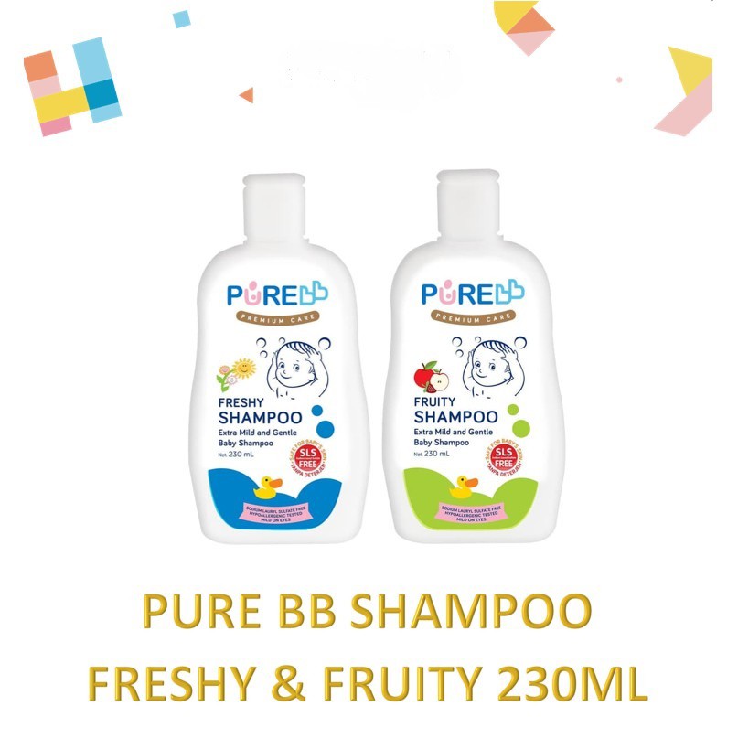 Pure BB / Pure Baby Shampoo Freshy and Fruity 230ml Shampo Bayi