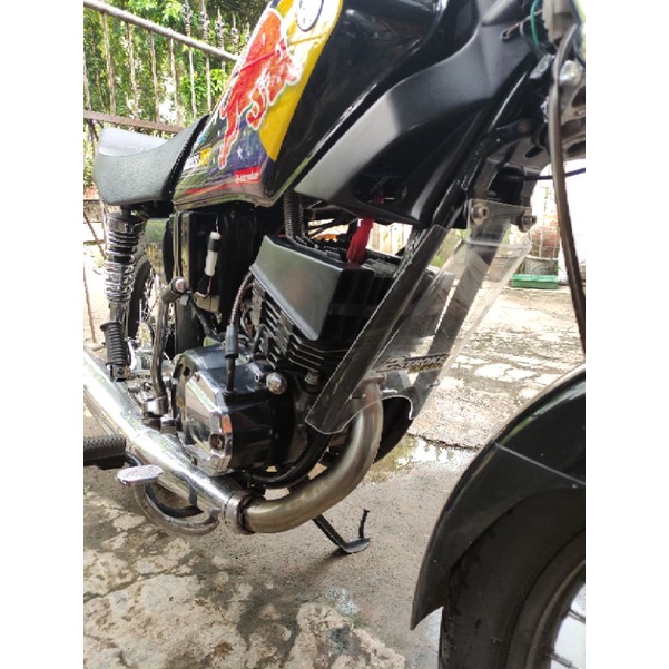 tatakan lumpur penahan lumpur mika penahan lumpur mika tahanan lumpur rxking rx king rxspecial bahan akrilik bening tebal-6