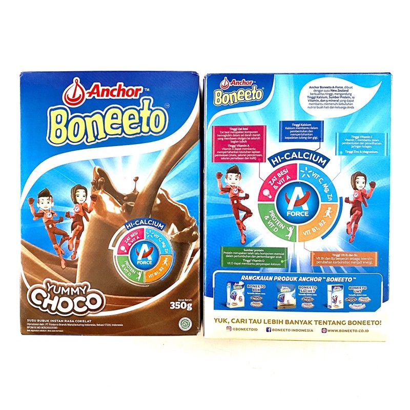 susu bubuk boneeto 350gr (ada2varian)-Coklat