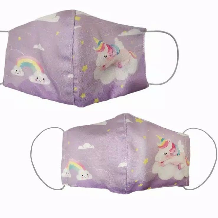 Masker Unicorn Anak dan Dewasa