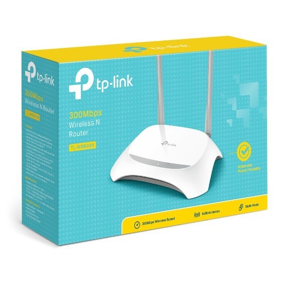 TP-LINK TL-WR 840N 300MBps Wireless Router