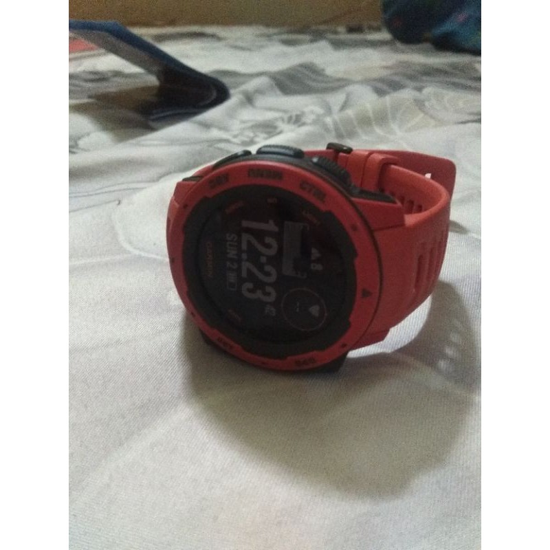 Garmin instinct Flame red second Good kondisi