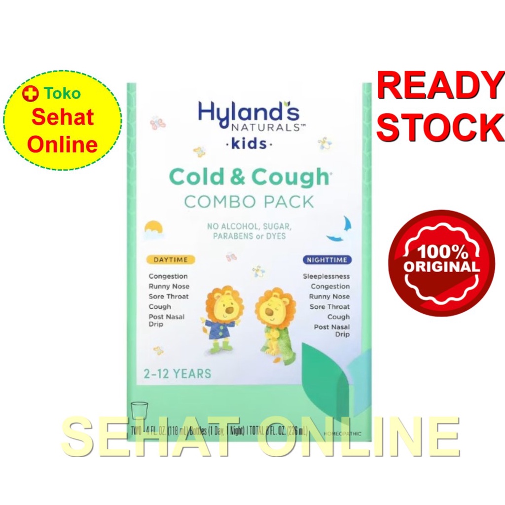 Hyland's 4Kids COLD N COUGH Day &amp; Night VALUE PACK - Each 118ml