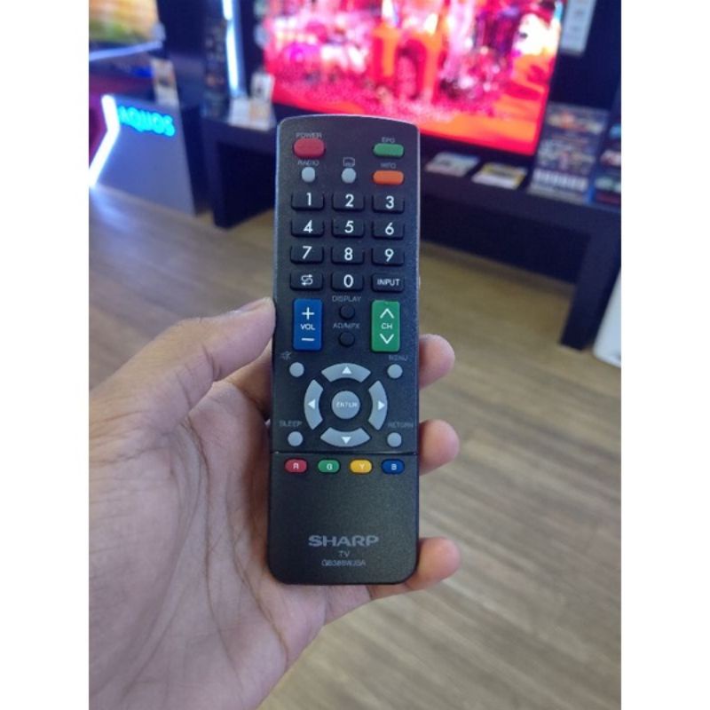 REMOT - REMOTE TV SHARP ORIGINAL 100% ASLI AQUOS LCD LED GB217WJN1