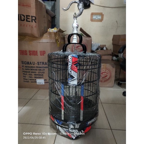 KANDANG SANGKAR ANIS DECAL RADJA