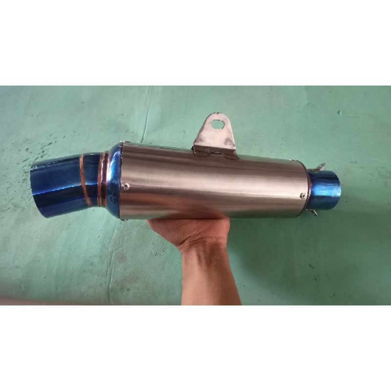 Slincer knalpot racing kompetisi model CJDW polos corblu NGKER"