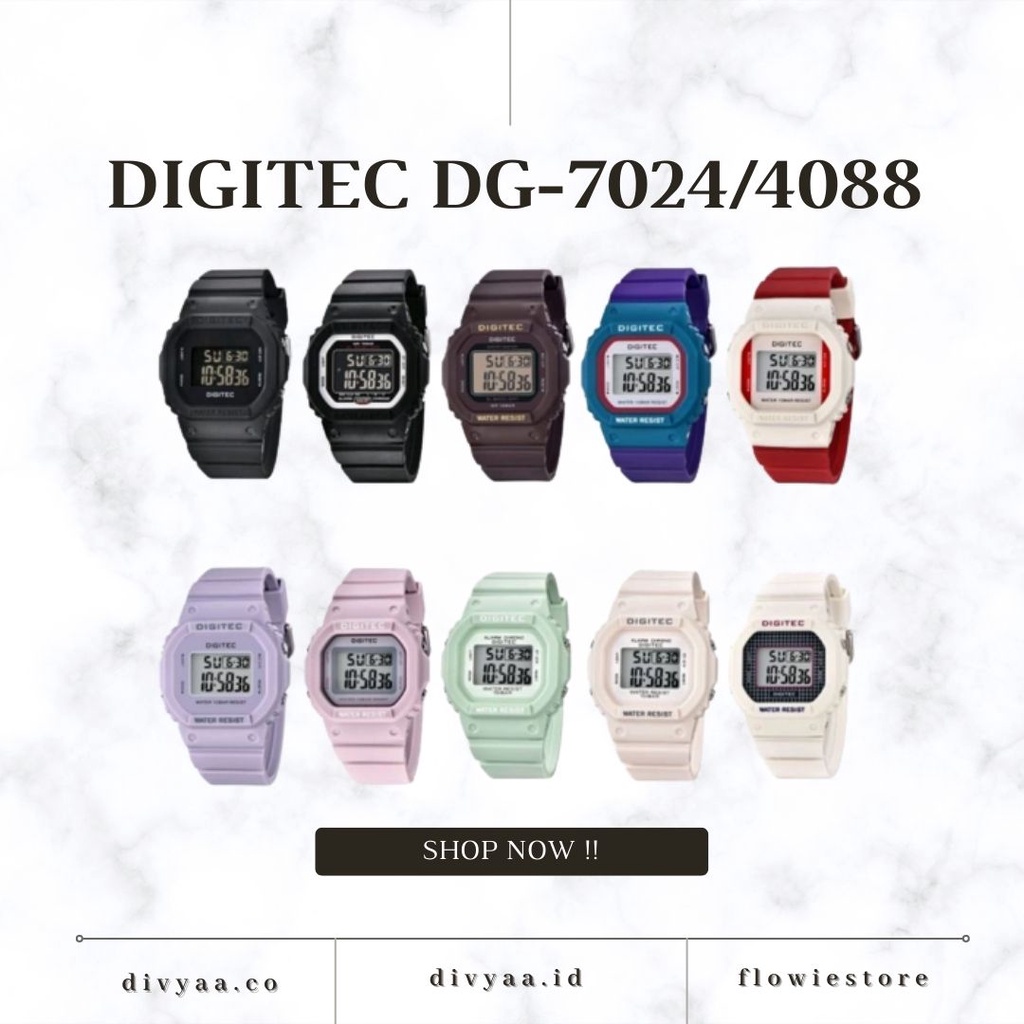 [ORIGINAL] DIGITEC DG 4088 / DG-4088 / DG4088 / DG7024 / DG 7024 Watch Jam Tangan ORIGINAL