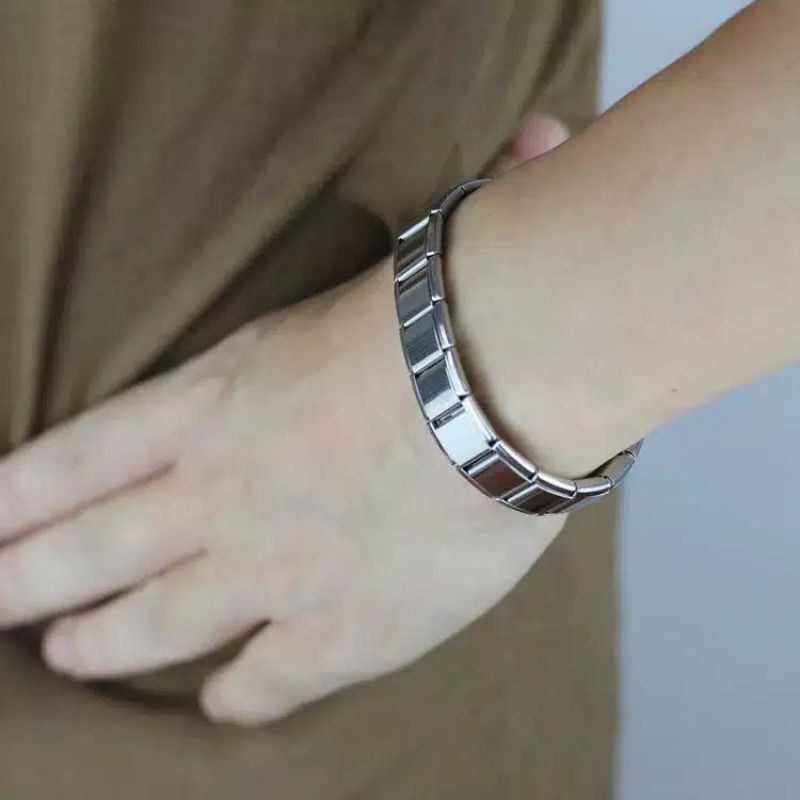 gelang pria / gelang couple / gelang titanium per